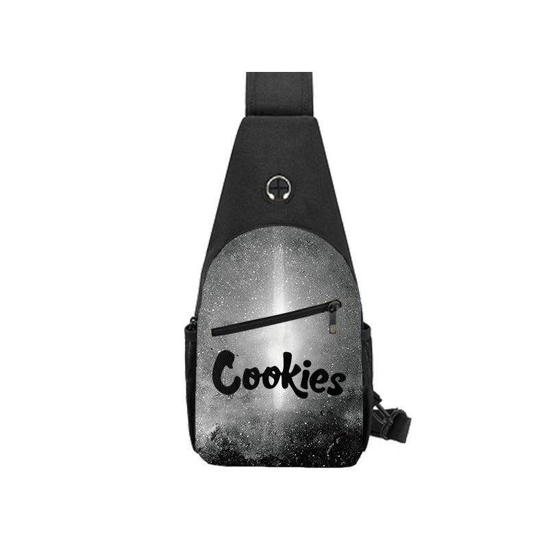 Cook Men'S Crossbody Bag Breast Bag Simple Luggage Oxford Cloth Fashion Waterproof Shoulder Backpack Tide Ins