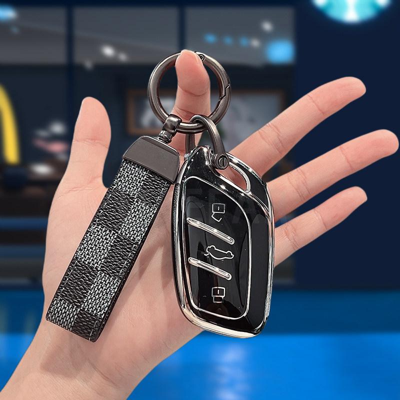 3Button Car Key Cover for MG Ev Mg4 HS GT ZS ZX MG5 MG6 for Morris Garages Roewe RX3 RX5 RX8 I6 I5 Car Accessories Fob Key Case 80ji