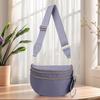 Nylon Crossbody Bag with Adjustable and Removable Strap Spacious Fanny Packs Sling Shoulder Bag Wallets Purses for Women