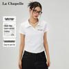 La Chapelle Women's Retro Polo Short Sleeve T-Shirt