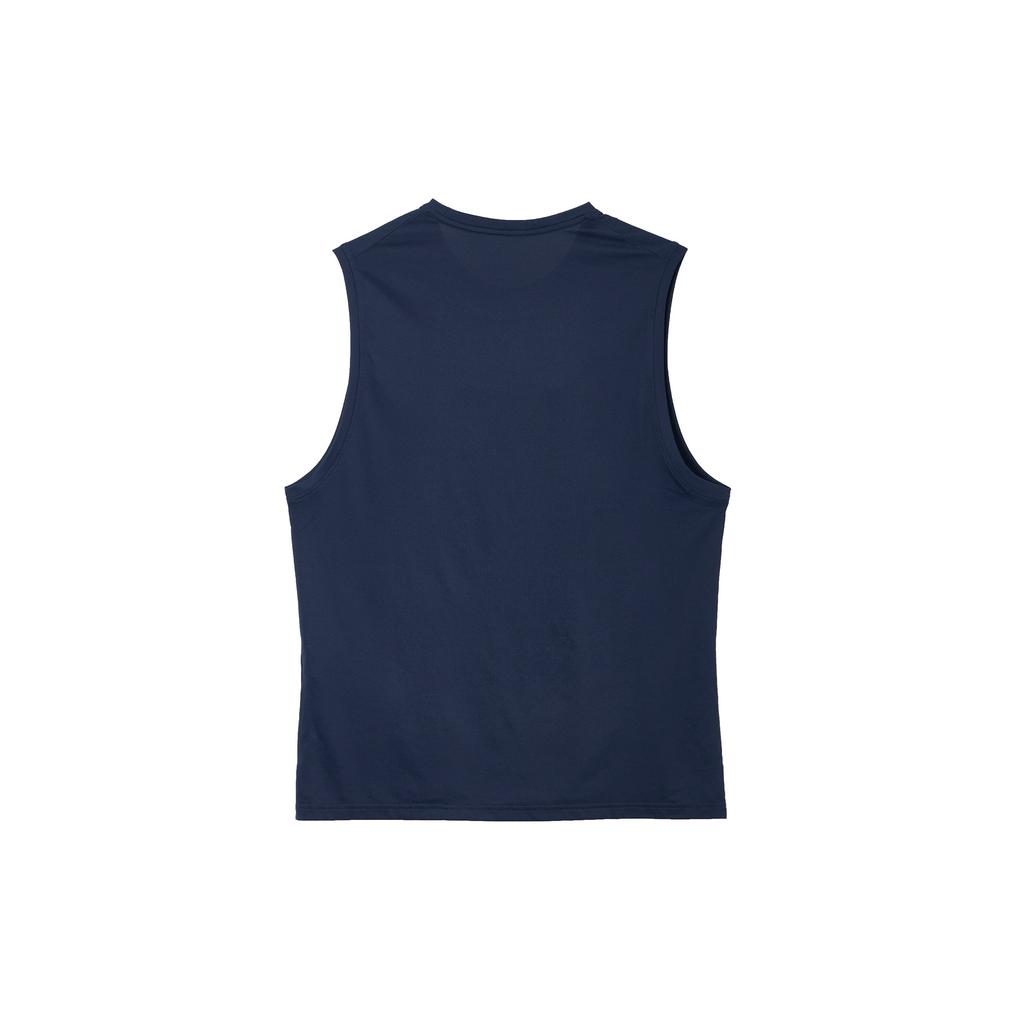 Nike Entrenamiento de Secado Rápido Dobladillo Dividido Ligero Cómodo Cuello Redondo Color Sólido Camiseta sin Mangas para Hombre Tops Negro CZ1185-451