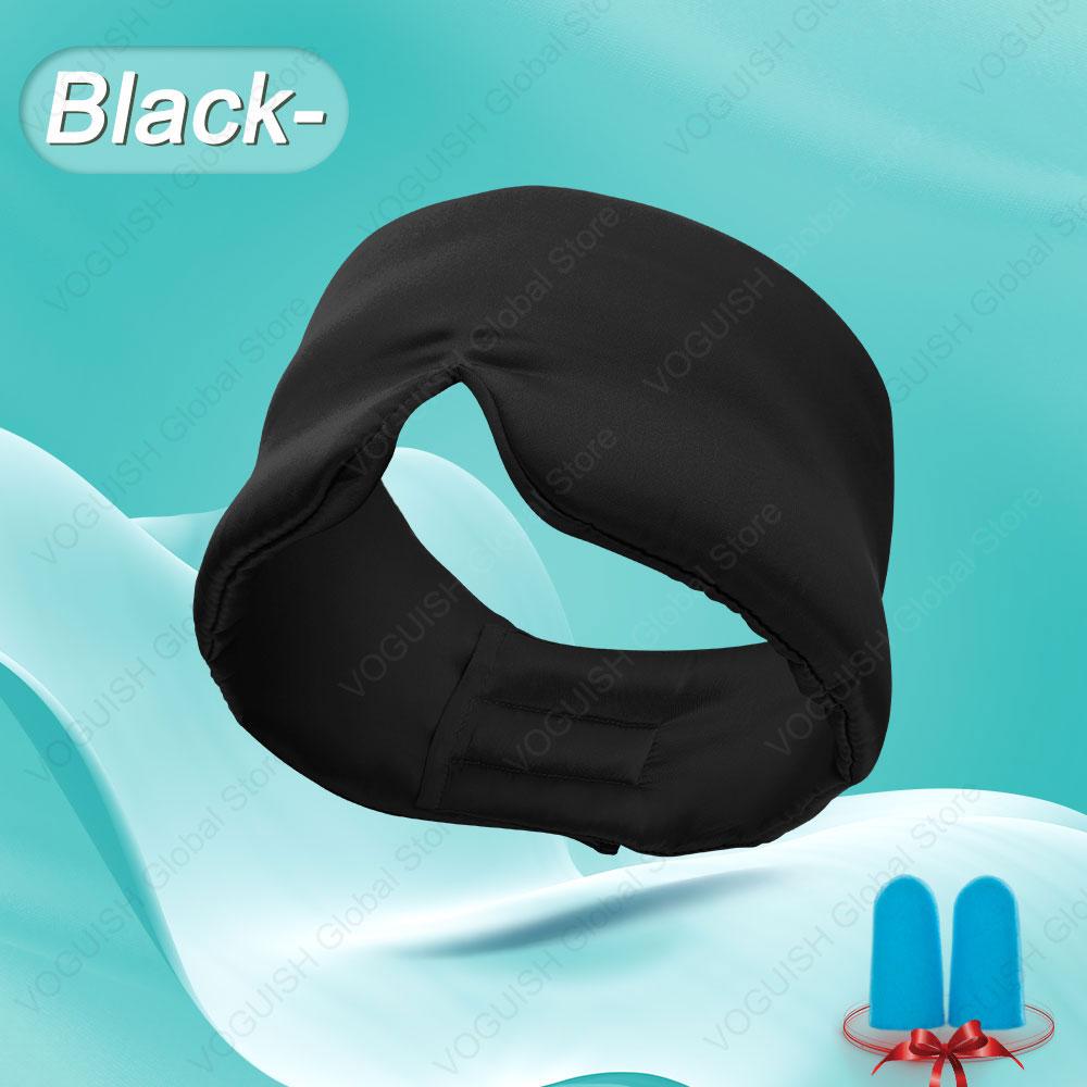100% Natural Mulberry Silk Sleeping Eye Mask Silk Eye Patch Blackout Light Eyeshade Travel Nap Eyepatch Soft Smooth Blindfold