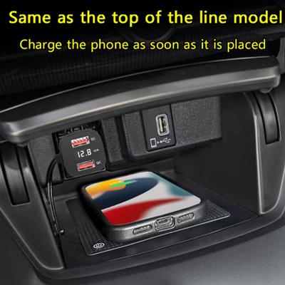 Car Wireless Charger for Honda Accord 2018 2019 2020 2025 2025 for iPhone 14 13 12 11 Pro Max Samsung Phone Fast Charging