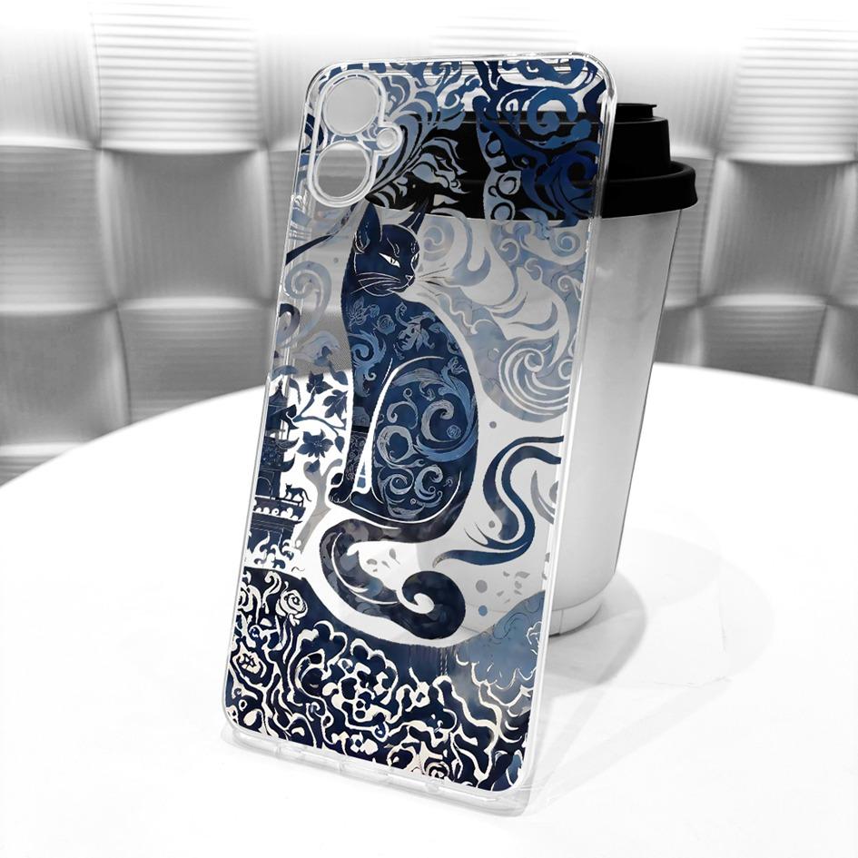 For Samsung Galaxy A06 4G Case SM-A065F New Fashion Flowers Clear Silicone Soft Cover For Samsung A07 2025 A 07 GalaxyA07 Fundas