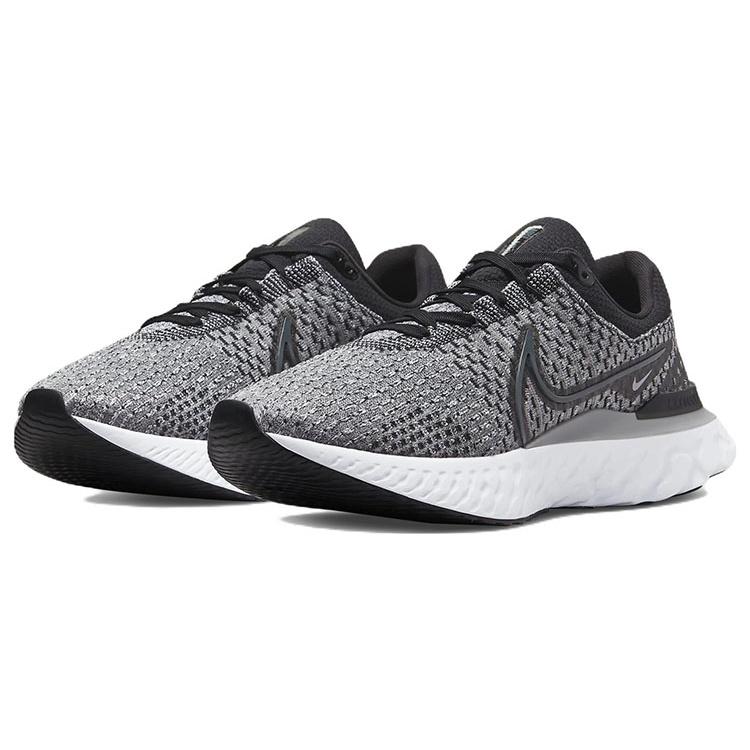 Nike React Infinity Run Flyknit 3 'Black Grey Fog' Men's DH5392-006