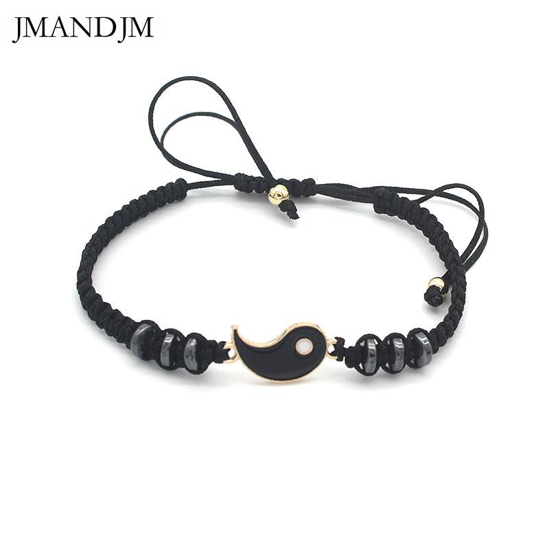 

Набор браслетов 2 Matching Yin and Yang Изысканный набор браслетов ручной работы Tai Chi