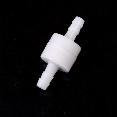 6Mm 1/4" White One Way Inline Check Valve Fuel Diesel Gas Petrol Liquid Air New