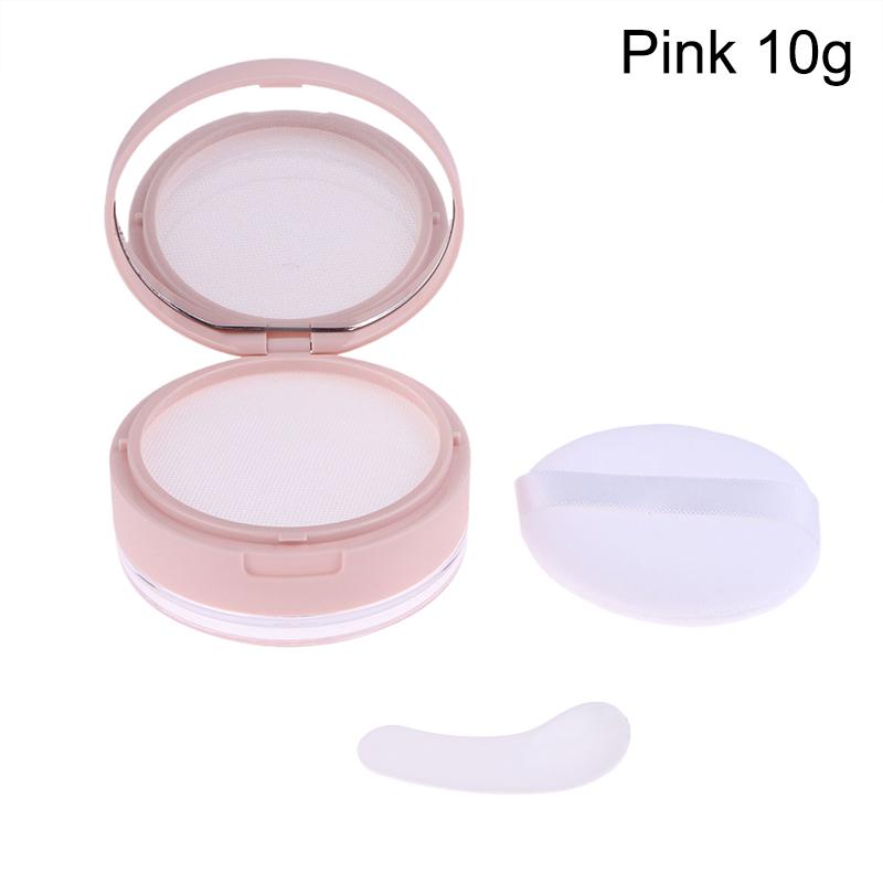 5/10G Empty Air Cushion Puff Box With Powder Puff Mirror Elastic Mesh Portable Makeup Case Container For Loose Powder
