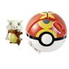 Pokemon Model with Ball Poke Pokeball Mew Groudon Solgaleo Mewtwo Pikachu Meowth Charizard Kyogre Fennekin Froakie Chespin Toy