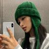 Ear Protection Knitted Trapper Hat Knitting Knitted Hooded Caps New Knitted Wool Flying Hat