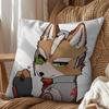 Cute Zoo Fox Game McCloud Pillow Case Office Cushions Suitable For Sofa Car Bedroom Decorative Cushion Cover
