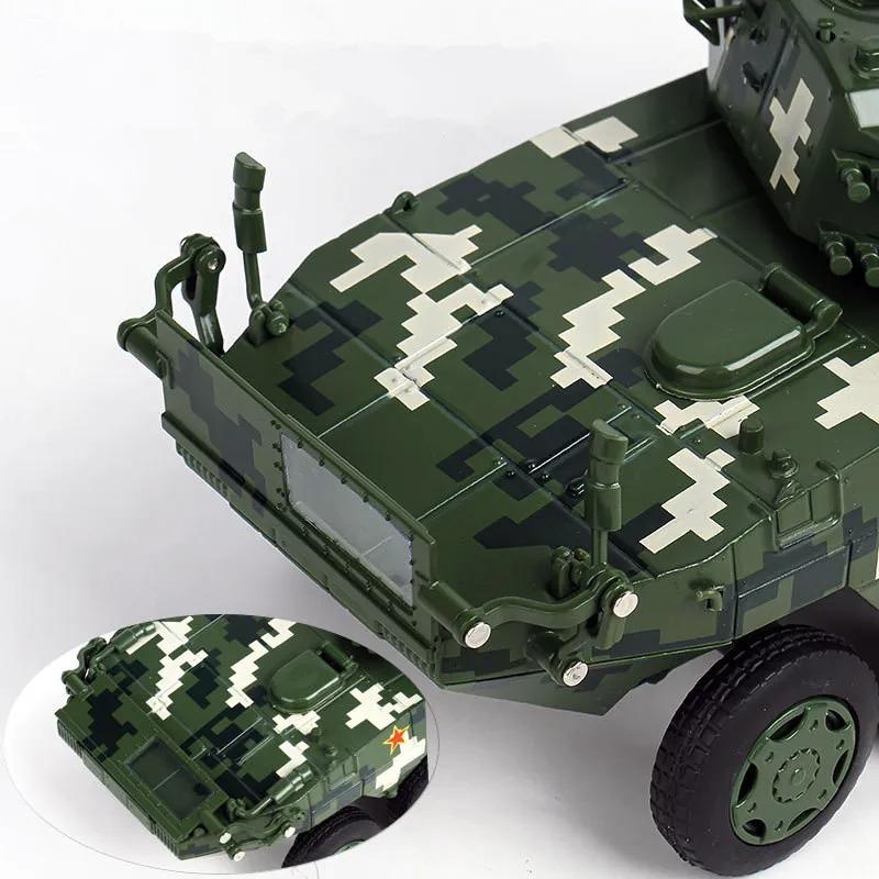 1: Modelo de tanque com rodas de liga leve 32, ornamento de modelo simulado estilo militar, caixa de presente com embalagem original, atacado