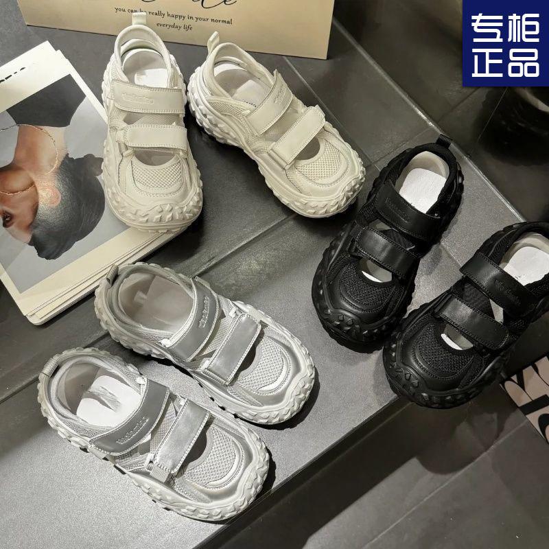 New show trend fashion leisure sports muffin tire sole shoes hollow sandals women's shoes