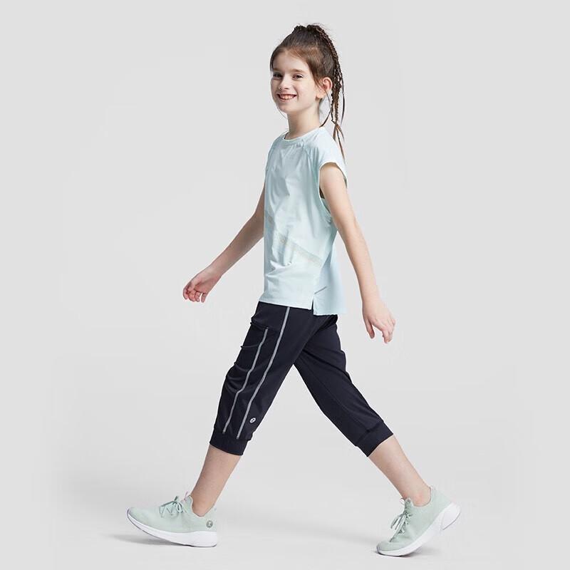 Moodytiger Girls' Summer Sun Protection Capri Sports Pants