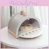 Simulation Wooden Fun Pizza Oven Model Children Toy Set For Role Playing