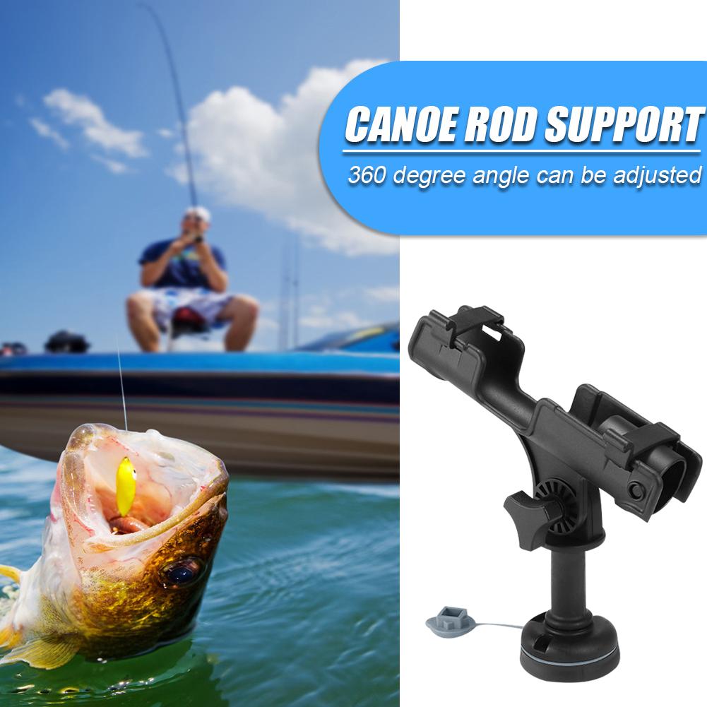 Adjustable Raft Rod Holder Pole Mount Fixed Bracket Fishing Tackle Tool Kayak Side Rail Installation Fishing Rod Holder