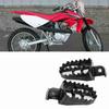 Aluminum Alloy Foot Pegs Fit for Honda XR50R CRF50 CRF70 CRF80 CRF100F