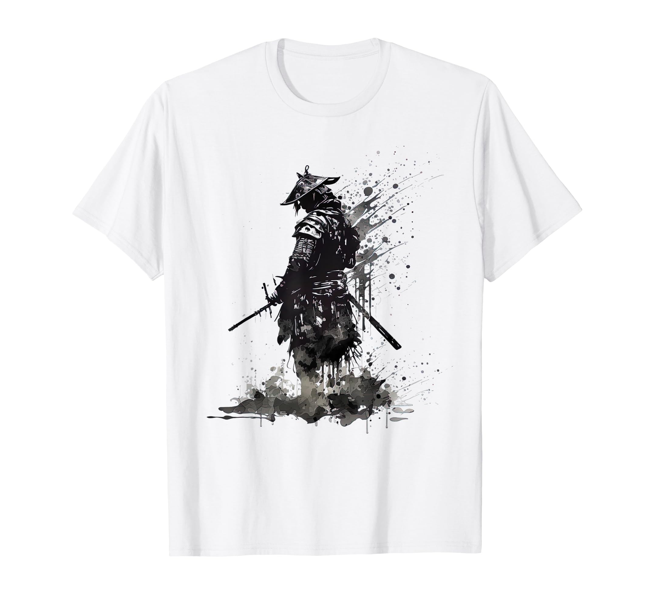 Бусидо Кендо Ронин Японское искусство и культура Суми-э Футболка белый