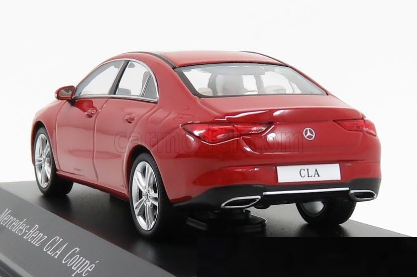 SPARK Mercedes-Benz Diecast Car 1/43 Scale BENZ CLA-Class Coupe (C118) 2019 (Jupiter Red) [Parallel Import]