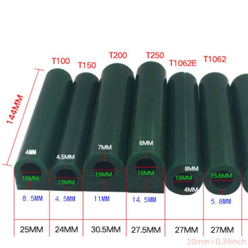 6Pcs Hard Wax Solid Carving Wax Tube Flat Side Tube Carved Sculpture Carving