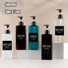 500ml with Label Hand Soap Dispenser Set Plastic Empty Soap Dispenser Bathroom Countertop Modern Shampoo Container