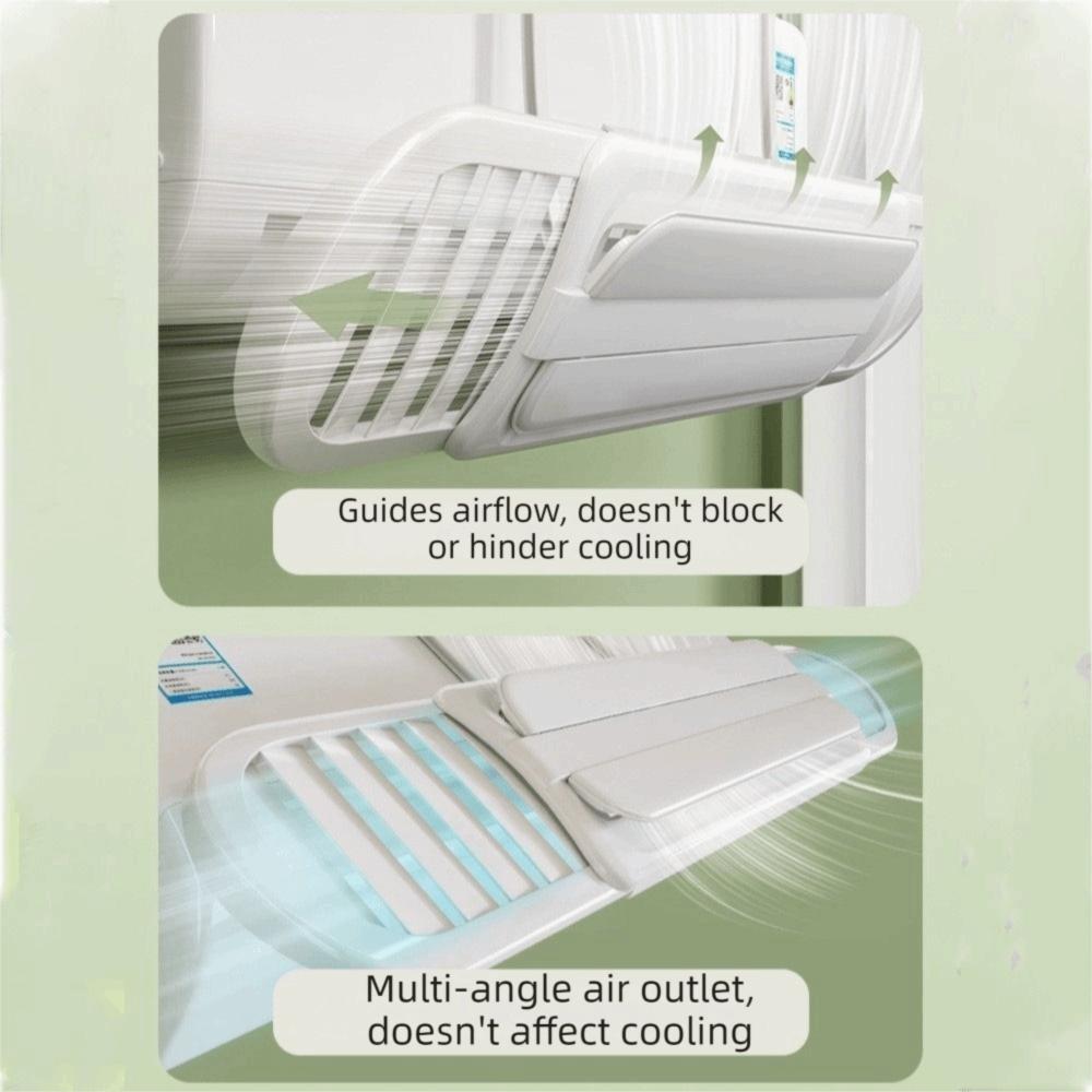 Adjustable Air Conditioning Guide Cover Hanging Wind Direction Baffle Wind Guide Cover  Office