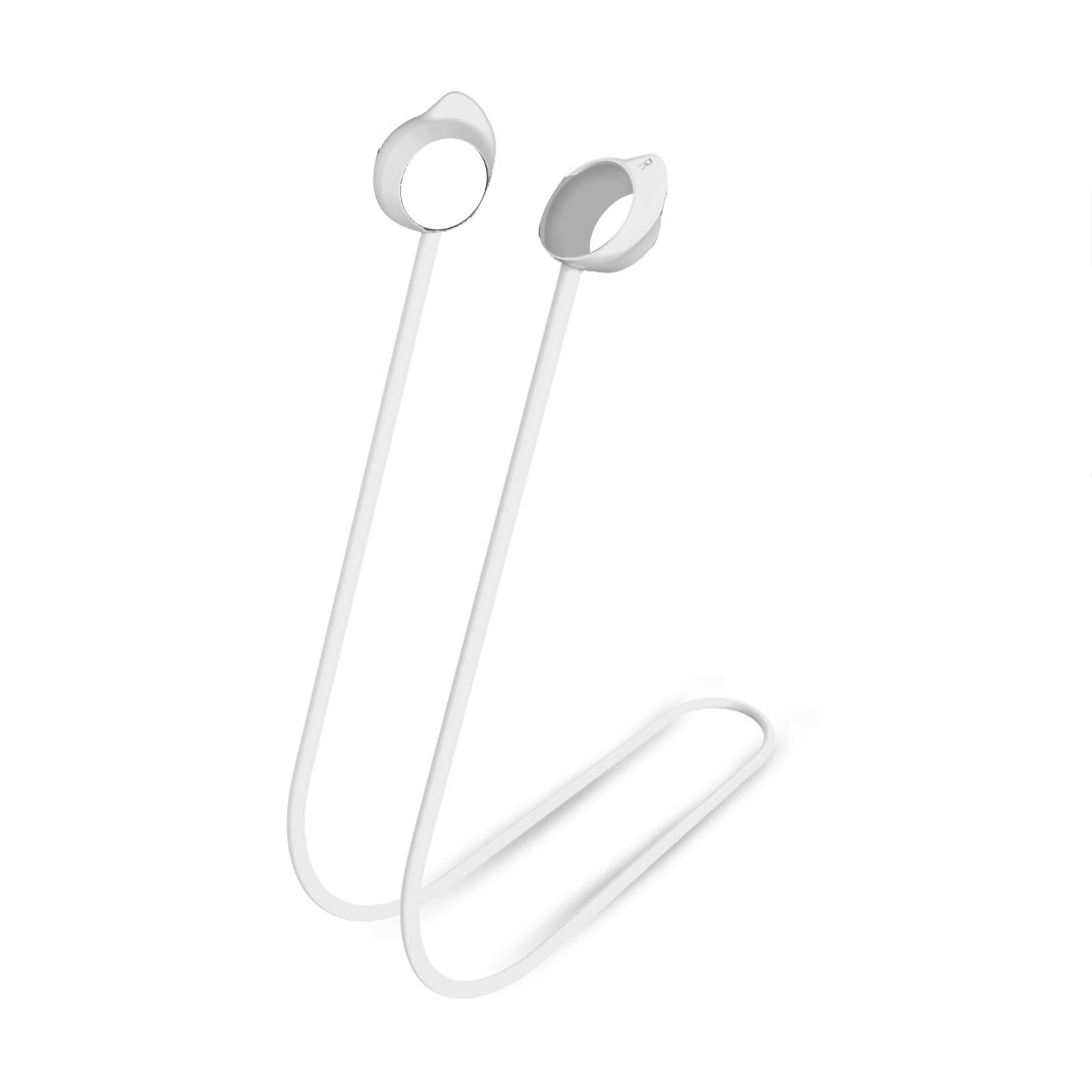 

Ремінець проти втрати для Galaxy Buds FE Спортивний м який силіконовий шнурок Аксесуари Бездротові навушники Мотузка-шнур на шию білий