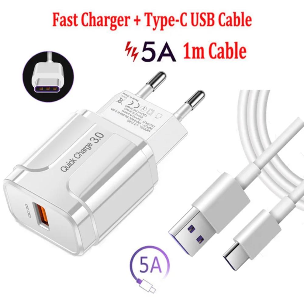 Quick Charge 3.0 18W USB Charger Fast Charging Wall Charger Adapter For iPhone 14 Samsung Xiaomi EU/US Plug Phone Charger