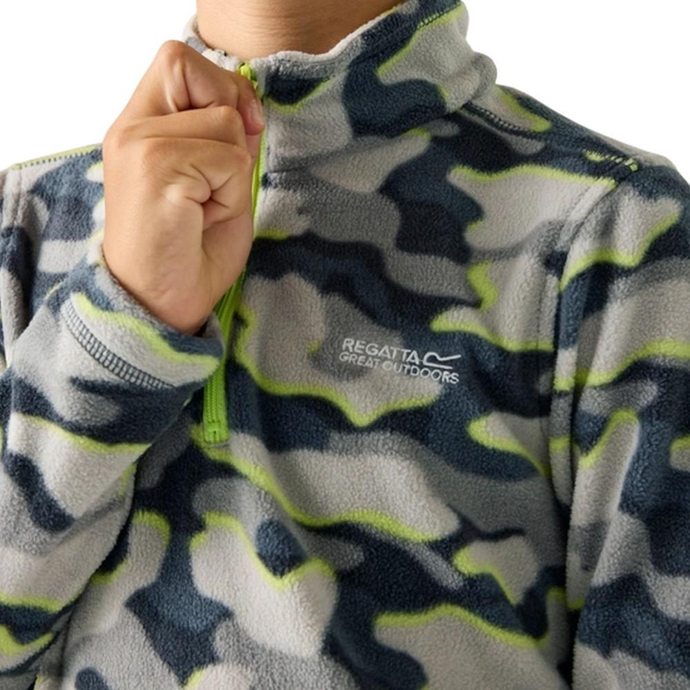 Regatta Childrens/Kids Hot Shot II Camo Fleece Top