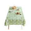 Dining Table Cloth Waterproof And Anti-Scalding Rectangular Light Luxury High-End Flannel Coffee Table Mat Table Mat