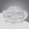 Free Anti-fog Diving Goggles Transparent Silicone Snorkeling Mask