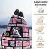 Strong Nurse066 Personalized Text Blanket Cozy Customizable Blanket Warmthful Decor Great for Bed Livingroom Chair Seaside Four Seasons Multipurpose