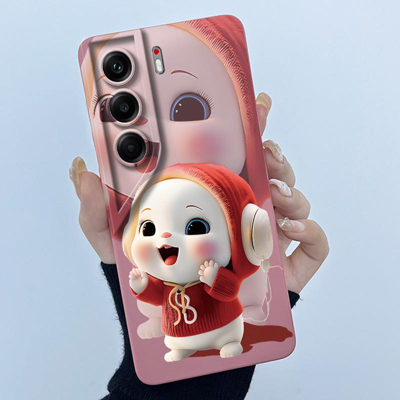 Handyhülle für Tecno Camon 40 Pro 4G 5G 2025 Niedlicher Panda Süße Mädchen Katzen Silikon Weiche Rückseite Ultradünne Schutzhülle