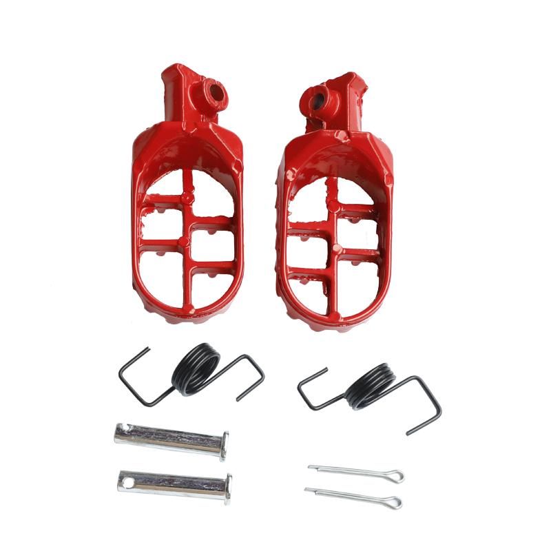 

Подставка для ног мотоцикла с ЧПУ, подножки, подножки, педали, китайские для HONDA CR 125 250 CRF 150R 250R 250X 250RX 450R 450RX красный