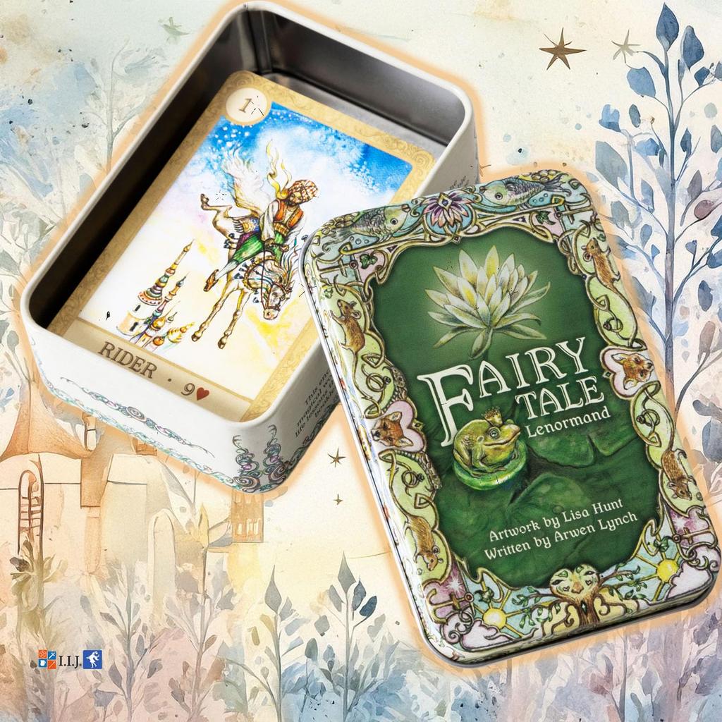 Lenormand Fairy Tale Lenormand Oracle Fortune Fairy with Japanese Authentic I.I.J Cards, Cards, Telling, Tales, Instructions,