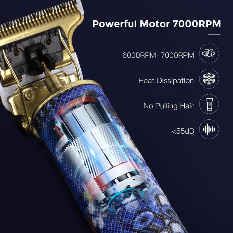 Universal T9 Electric Retro Hair Clipper for Precision Designs