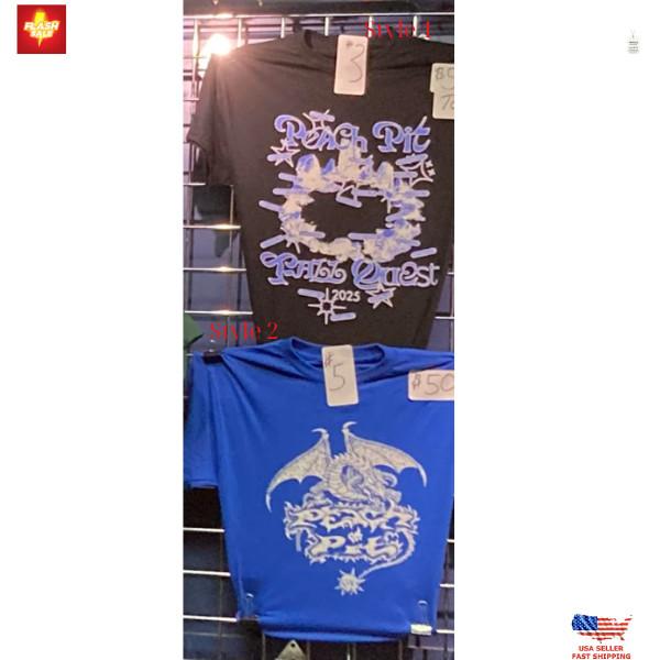 Peach Pit Tour 2025 T-Shirt Concert Merch Redesign Indie Rock Band Tee Unisex T-Shirt L