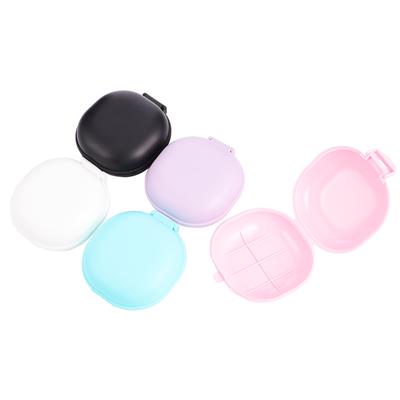5 Pcs Waterproof Soap Box Portable Travel Bathroom Container Plastic Dish Home Case Leak Proof Removable Lid Anti