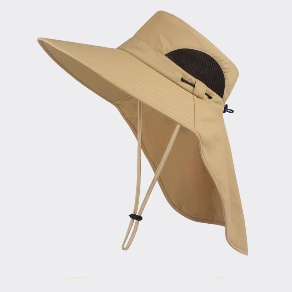 Breathable Beach Cap Anti-UV Sunscreen Hat New Fishing Cap Outdoor Sports
