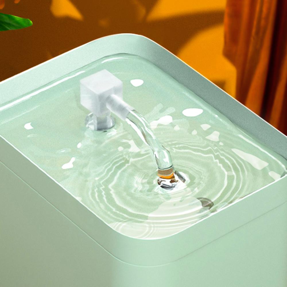 1.5L 51Oz Pet Water Fountain Auto Cat Drinking Fountain With 3 Replaceable Filters 3 gear Speed Quiet Water Pump Anti