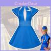 Britney Spears Cosplay Costume Starlet Flight Attendant Uniform For Halloween Party