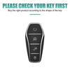 Zinc Alloy Car Key Case Cover for BYD Seal U DMI Song Plus Atto 3 Han EV Dolphin Mini Sealion 7 Protection Key Cover Accessories