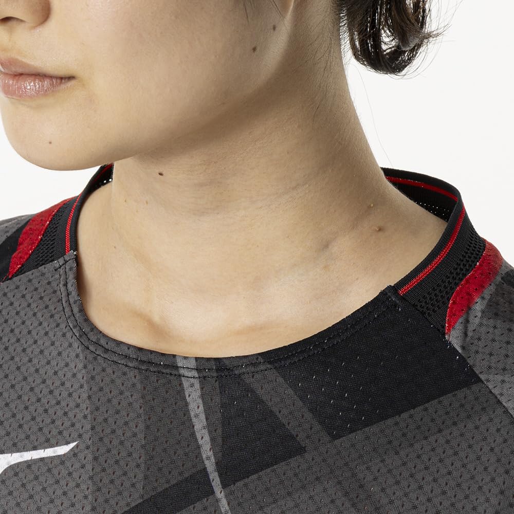 All Japan Table Tennis Game Short JTTA Table Tennis Size XL Women's Shirt, Sleeve, Certified, Women's Team, 82JAB700, Women's, Black,