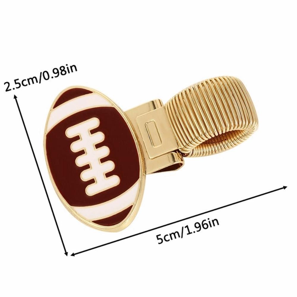 Sports Equipment Series Pen Clip Metal Journal Clip Paper Fix Clips  Stationery Accessories