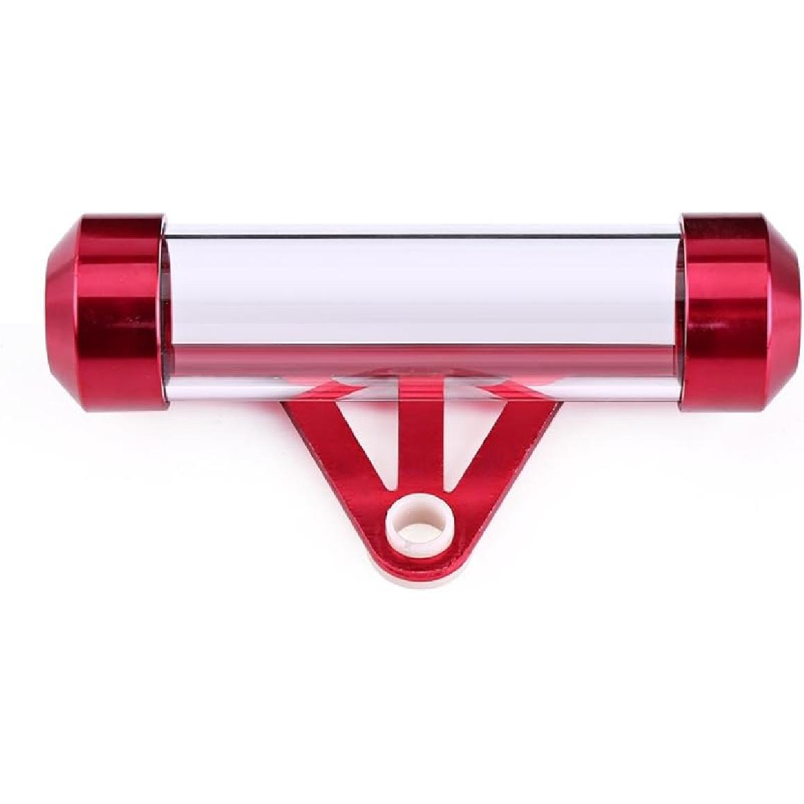 Universal Motorcycle Registration Tube, Cylindrical Holder Frame Waterproof Aluminium Motorcycle Tax Holder Trailer Registration Holder