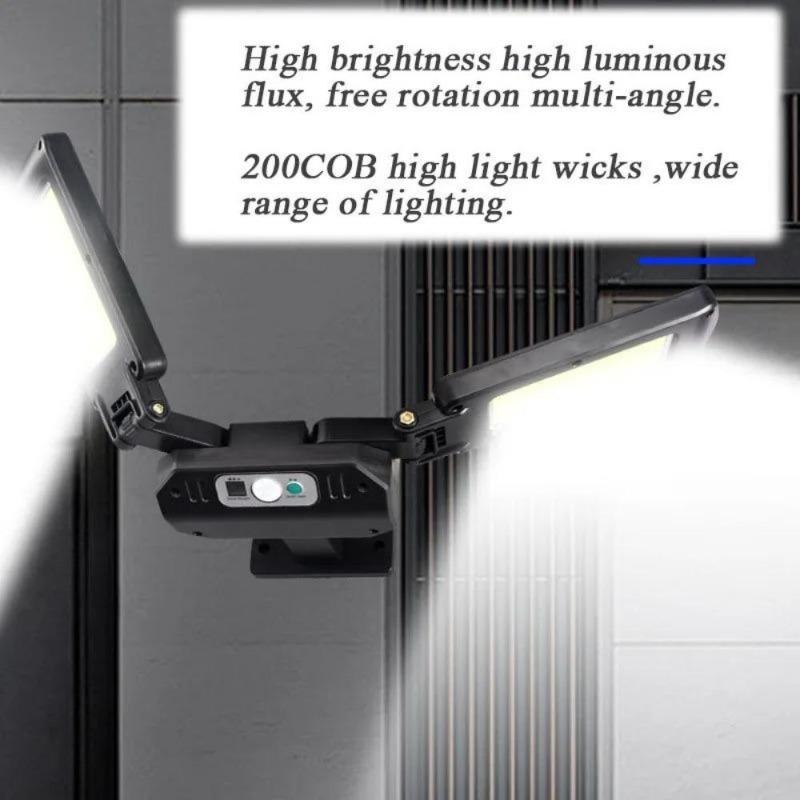 Solar Lamps Garden Villa Smart Illuminate Motion Sensor Weatherproof Wide Angle Wall Lights COB Powered Outdoor IP65 Waterproof