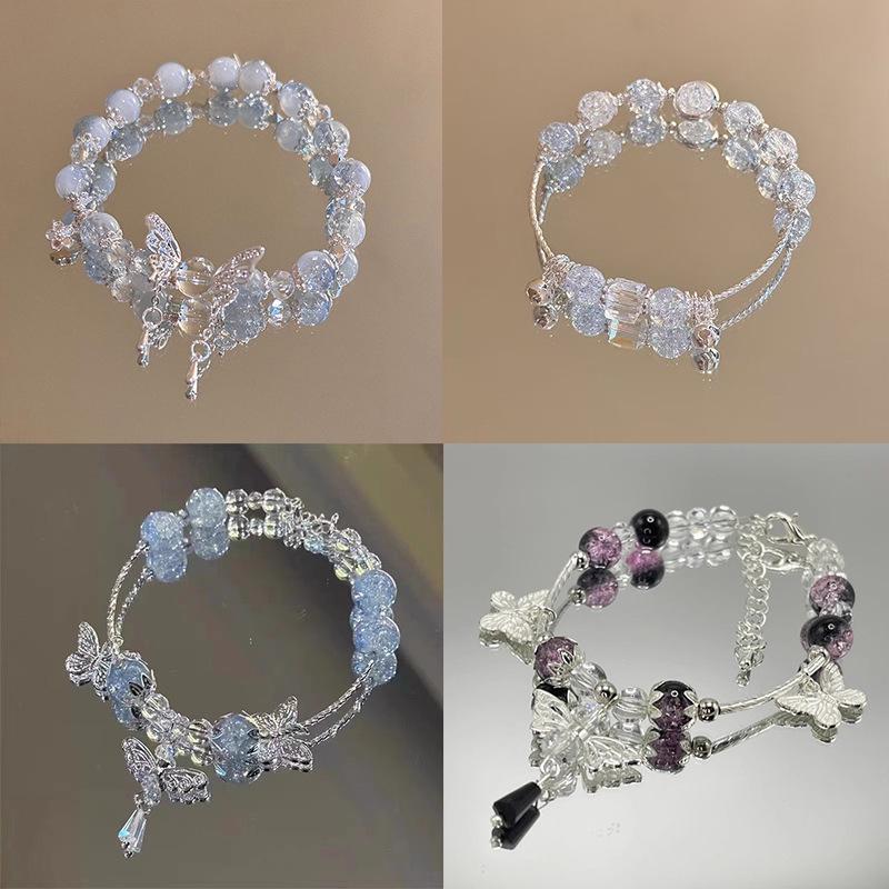 

Браслет-кисточка с кристальной бабочкой в китайском стиле - Роскошные сказочные украшения для женщин 18 cm