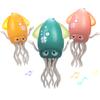 Electronic Dancing Squid Toys with Light&Music Funny Induction Lying Flat Squid Toddler Interactive Development Tummy Time Gifts