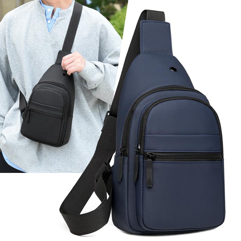 

Новая повседневная нагрудная сумка, спортивная сумка через плечо для активного отдыха, легкая наплечная сумка, большая вместимость, велосипедная многофункциональная нагрудная сумка синий