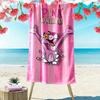 Pink Panther Print Beach Towel, Large Soft Quick Dry Towel for Beach Camping Swimming